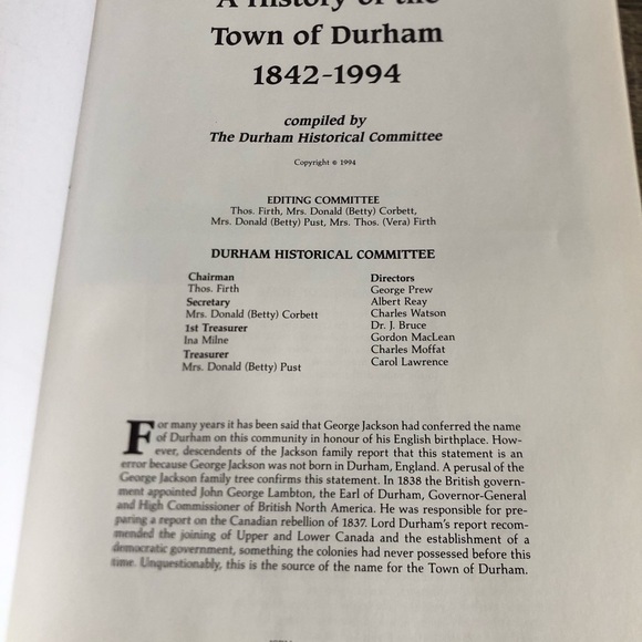 Vtg Durham History Book - Picture 3 of 14